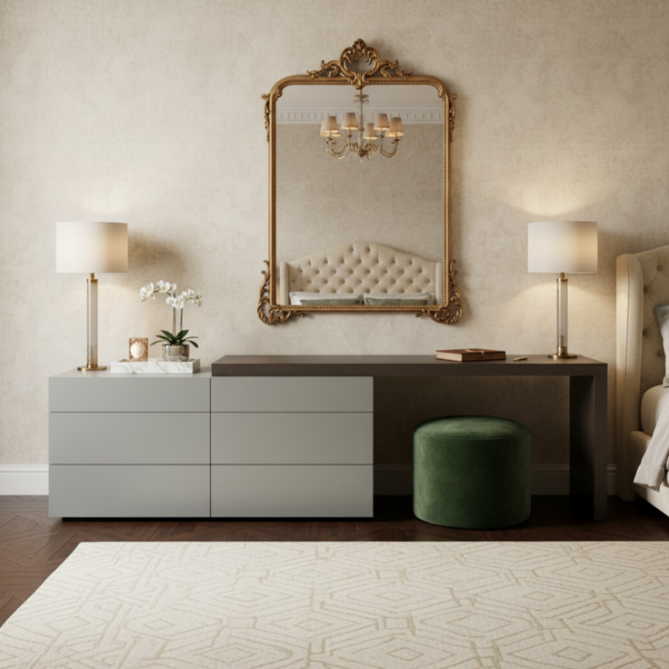 TRENZY Spaces Modern Two-Tone Dresser