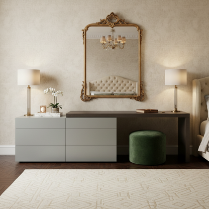 TRENZY Spaces Modern Two-Tone Dresser