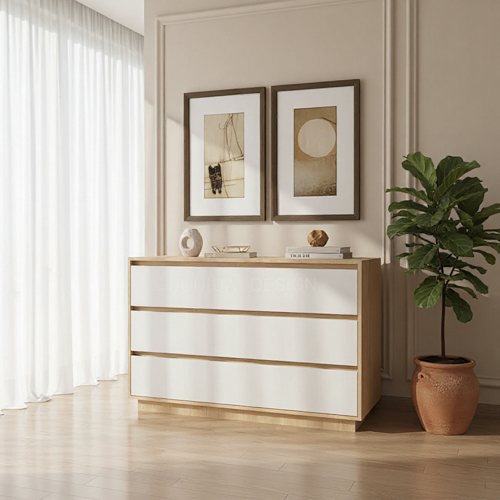 TRENZY Modern Luxury Chest of Drawers | Minimalist Bedroom Dresser