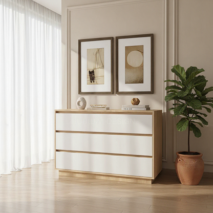 TRENZY Modern Luxury Chest of Drawers | Minimalist Bedroom Dresser