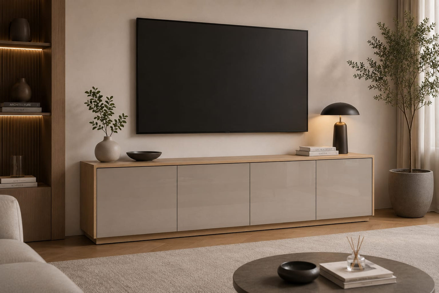 TRENZY Lux TV Stand – Modern Luxury, Effortless Style