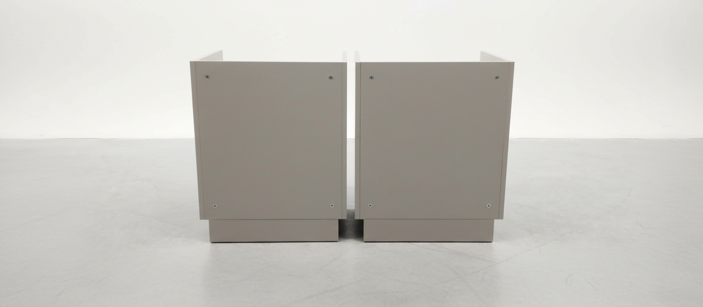 TRENZY Modern Luxury Bedside Pedestal with 2 Drawers – Congo-Muidan | Pair or Single