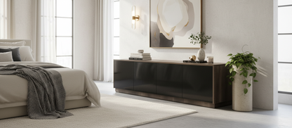 TRENZY Lux Oak TV Stand – Modern Luxury, Effortless Style