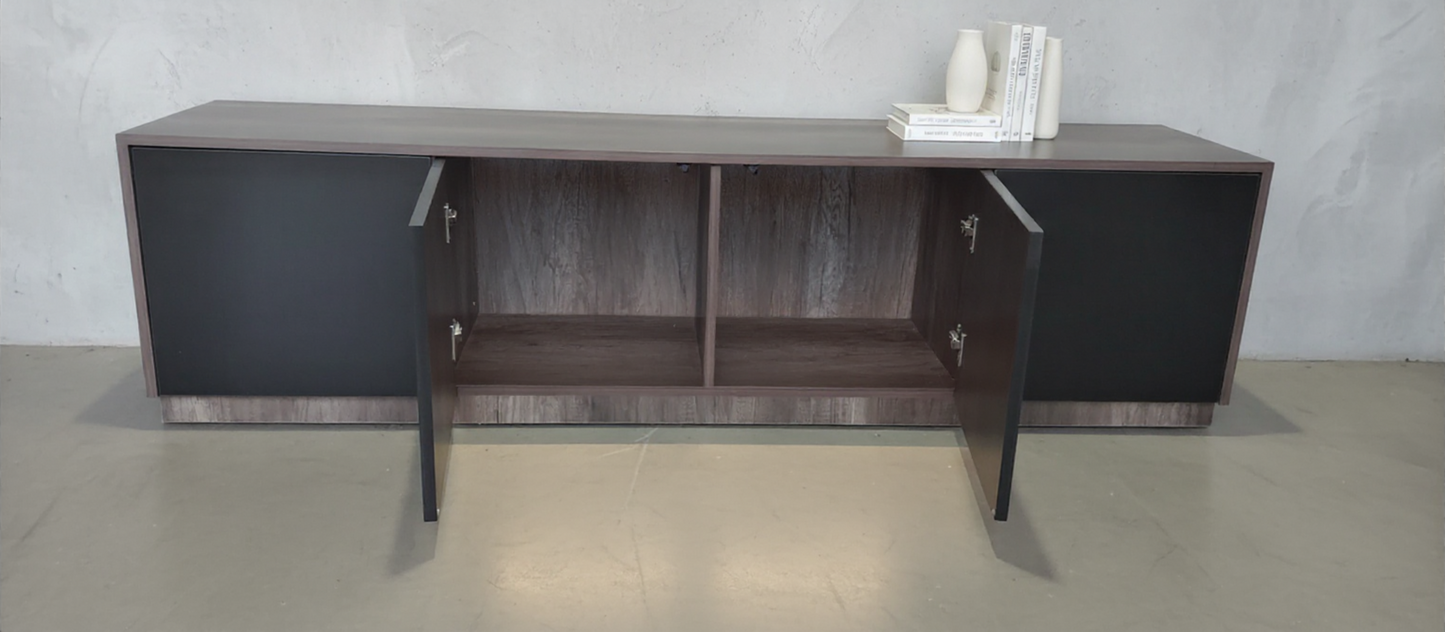 TRENZY Lux Oak TV Stand – Modern Luxury, Effortless Style