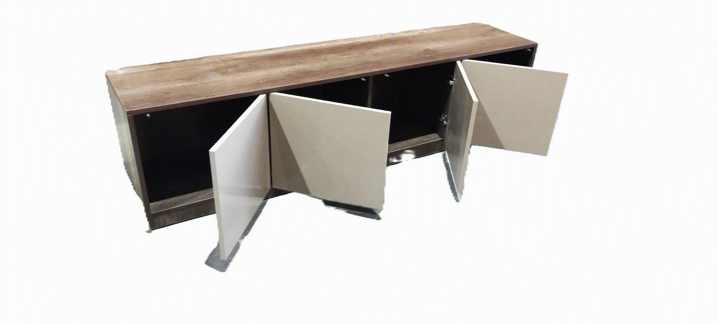 TRENZY Lux Congo-Oak TV Stand – Modern Luxury, Effortless Style