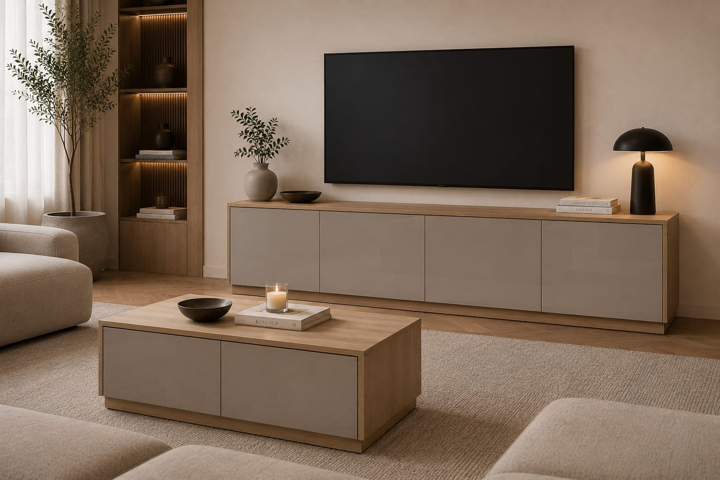 TRENZY Lux TV Stand – Modern Luxury, Effortless Style