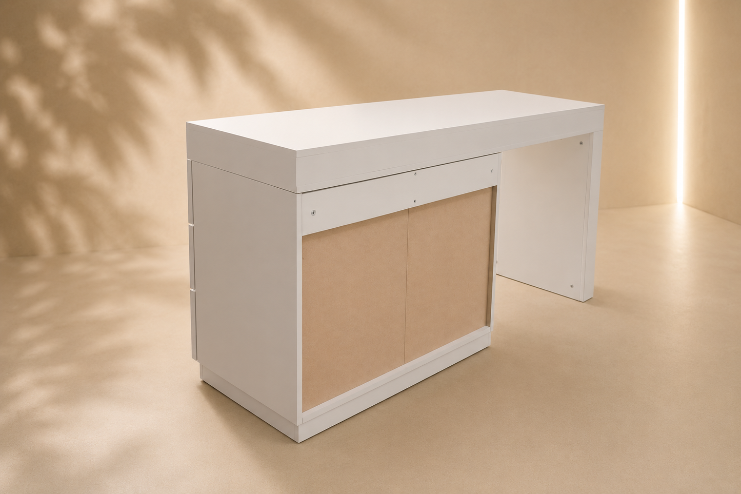 TRENZY Modern Lux Dressing Table with 6 Drawers | Vanity Desk & Bedroom Makeup Table
